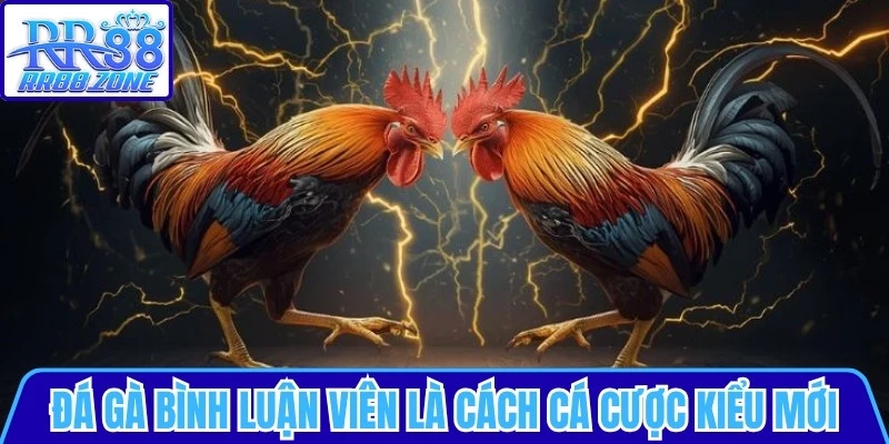 Hình thức đá gà có bình luận viên đang là cách cá cược kiểu mới